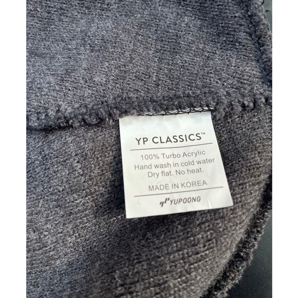 The Thirsty Traveler Mens Beanie Skull Cap Hat YP Classics Cuff OS Gray Est 2023 - Picture 5 of 9